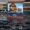กันน้ำยักษ์เหตุการณ์เวทีโฆษณาไดรฟ์ในโรงละครนำแผงหน้าจอแสดงผลรถ Cinema P3 P3.91 ในร่มกลางแจ้งLe