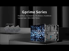 สกรีน LED ที่สามารถปรับแต่ง Gprime Series ภายในห้องรับจ้าง GOB P1.5 P1.9 P2.6 สําหรับการตกแต่งเวทีแต่งงาน