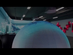 P2.0mm LED Spherical Screen Series 360 องศา ดูเต็มขนาดจอที่กําหนดเอง