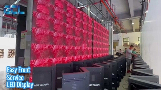 หน้าจอ LED ภายใน: บริการด้านหน้าและติดตั้งง่าย
