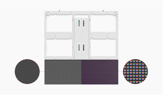GA P10 DIP Outdoor Fixed LED Screen 1000nits ความสว่าง 960*960mm