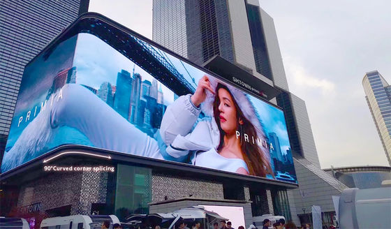 GA P10 DIP Outdoor Fixed LED Screen 1000nits ความสว่าง 960*960mm