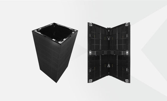 คอร์ตีนการโฆษณาความละเอียดสูง LED Display Wide Angel LED Mesh วิดีโอวอล์