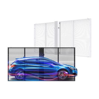 หน้าใน P3.9 ความโปร่งใสสูง Ultra Thin Transparent LED Screen Music Video Wall