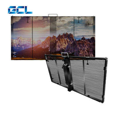 ความละเอียดสูง GCL P3.9 หน้าโปร่งจอ LED กันน้ํา การติดตั้งง่าย
