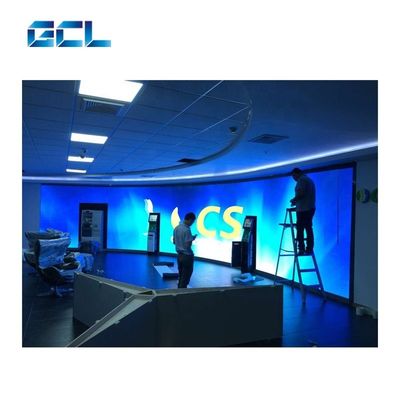P1.5mmP1.875 MmP2mm มุมมองคงในภายใน LED วิดีโอ ผนังจอจอจอติดตั้งง่าย