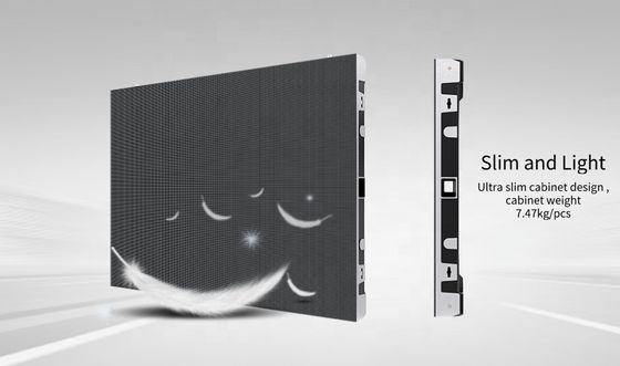 3840Hz สกรีน LED แบบเชื่อมต่อไร้สาย P1.25 P1.56 P1.875 P2.5 หน้าบริการ LED Video Wall Screen / HD LED Panel Display