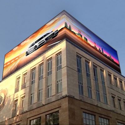GSurface P5.95 P10 Front Service Outdoor Fixed Led Display 140/140 มุมมอง ODM