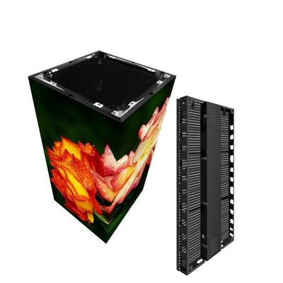ขนาดโมดูล 250x500 มิลลิเมตร ด้านนอก P10.42 จอ LED เหมาะสําหรับการติดตั้งภายนอก