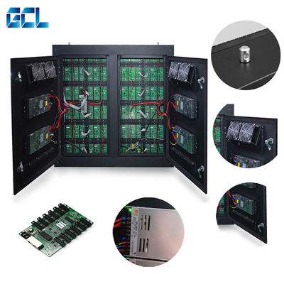 ความสว่างสูง 6500 นิต ด้านนอก LED Display Board Media GCL P6 HD LED วิดีโอวอล์