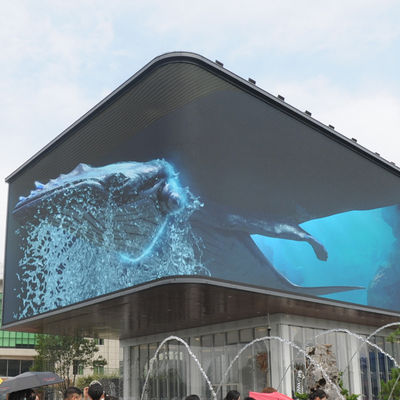 โฆษณา GCL HD ภาพถ่าย 3 มิติกลางแจ้ง LED P2.5 P2.97 P3.91mm LED Screen