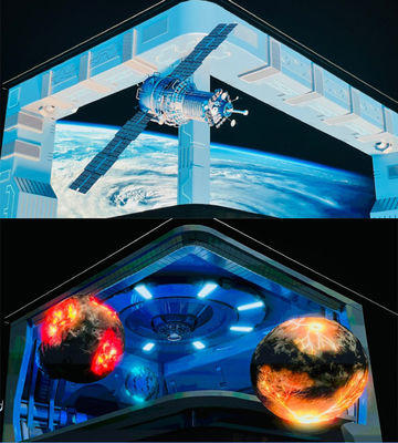 ความสว่างสูงสื่อหน้าต่าง LED Screen กันน้ํา LED วิดีโอผนังด้วยชิป Nationstar