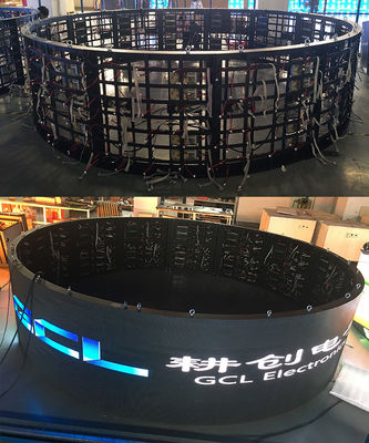 ความสว่างสูงสื่อหน้าต่าง LED Screen กันน้ํา LED วิดีโอผนังด้วยชิป Nationstar