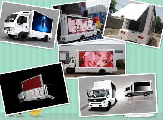 จีซีแอล จัดจําหน่ายรถตู้โฆษณาภายนอก รถตู้รถตู้ P6 6500 นิท ความสว่าง