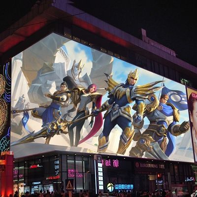การติดตั้งแบบคงที่ โฆษณา LED Display Screen
