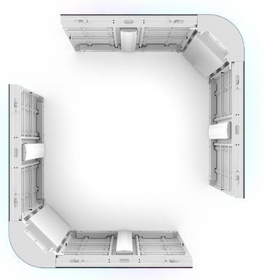SMD P8 P10mm Outdoor Fixed LED Display With Front Rear Service กันน้ํา โฆษณา LED Display สกรีน