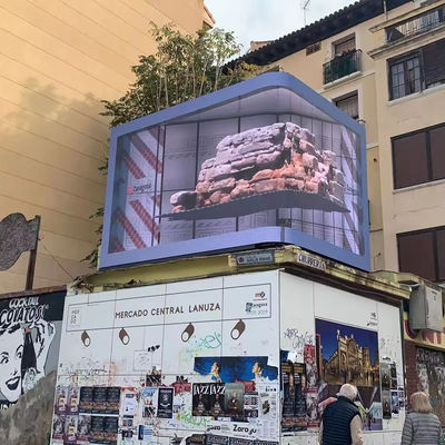 GA P10 DIP Outdoor Fixed LED Screen 1000nits ความสว่าง 960*960mm