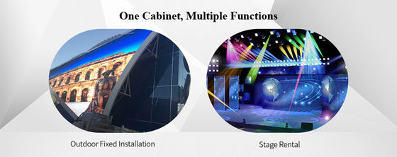 โบดจอ LED หน้าใสที่สามารถปรับแต่งได้ ปรับประเมิน IP65 โฆษณากลางแจ้ง