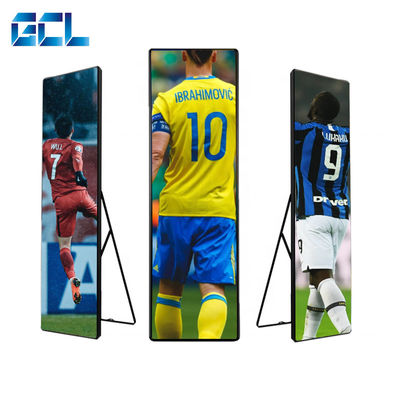อัตราการปรับปรุงสูง 3840Hz โปสเตอร์ LED จัดแสดงภาพเต็มสี โปสเตอร์ LED กันน้ํากลางแจ้ง