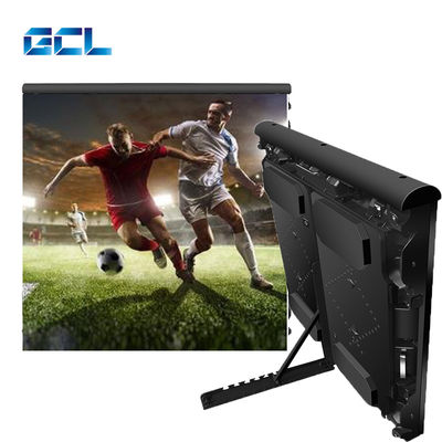 ตู้เหล็ก P10 สนามการแข่งขัน ขอบสนาม LED Display E สปอร์ตส์ Display Screen สําหรับสนามฟุตบอลขนาดใหญ่