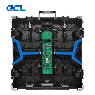 สถานที่ฉากหลังจอ LED ด้านนอก ประหยัดพลังงาน P4.8 เช่าจอ LED ด้านนอก