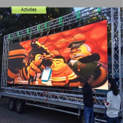 Gmars-P Rental Flexible LED Display Stage Show กันน้ํา IP65 สกรีนแผ่น LED พร้อมโครงสร้างสแตนด์
