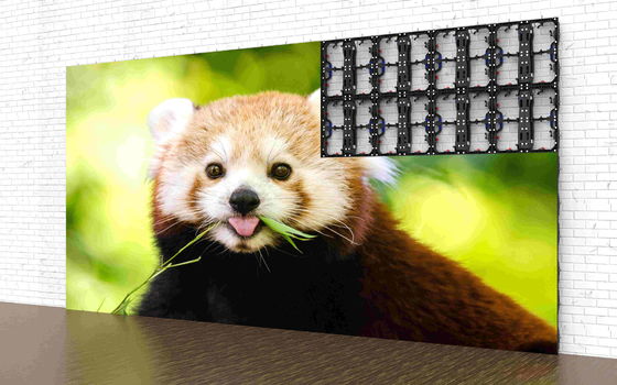 1200 นิท ความสว่างสูง LED วิดีโอ ผนังจอยืดหยุ่น P1.95 สําหรับใช้ในห้อง