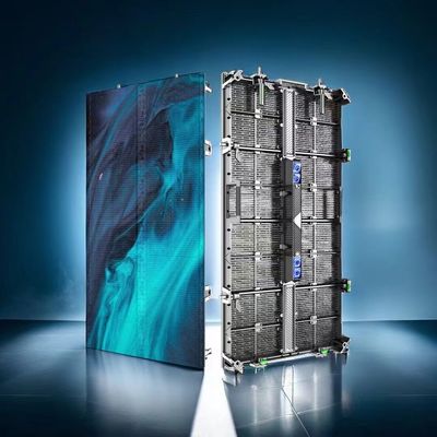 P3.91/P10.4 ภายนอก Tech Transparent LED Display Screen สําหรับการควบคุมเครือข่าย 500*1000mm