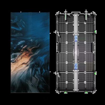 P3.91/P10.4 ภายนอก Tech Transparent LED Display Screen สําหรับการควบคุมเครือข่าย 500*1000mm