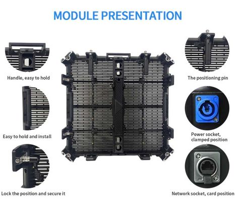Gmesh-R 500*500mm P3.9 ภายนอกโปร่งใส LED Display ผ้าม่าน LED วิดีโอ Mesh