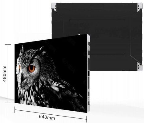 อายุการใช้งาน 100 ชั่วโมง หน้าจอ LED ภายใน Ultra Slim Full Front Service 4 3 อัตราส่วน 640*480 มม.