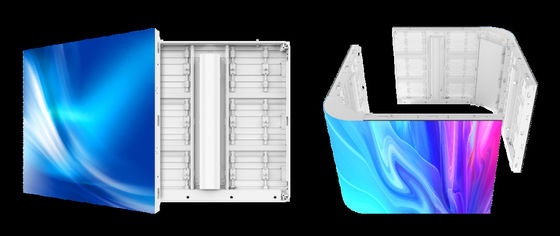 ความสว่างสูง ภายนอก หน้าจอโฆษณา LED น้ําหนักเบา GCL GA P4 6500-8000nits 480*320mm Module 960*960mm Panel