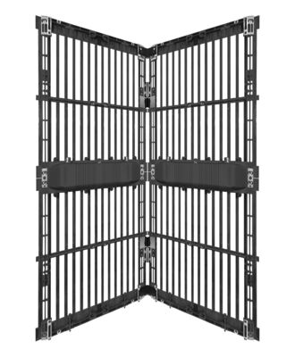 Gmesh P15.625-31.25 มม โครงการโฆษณากลางแจ้ง Grille Screen Transparency 10000nits DIP LEDs ความลึกสี 256 แผ่นข้อมูลสื่อ