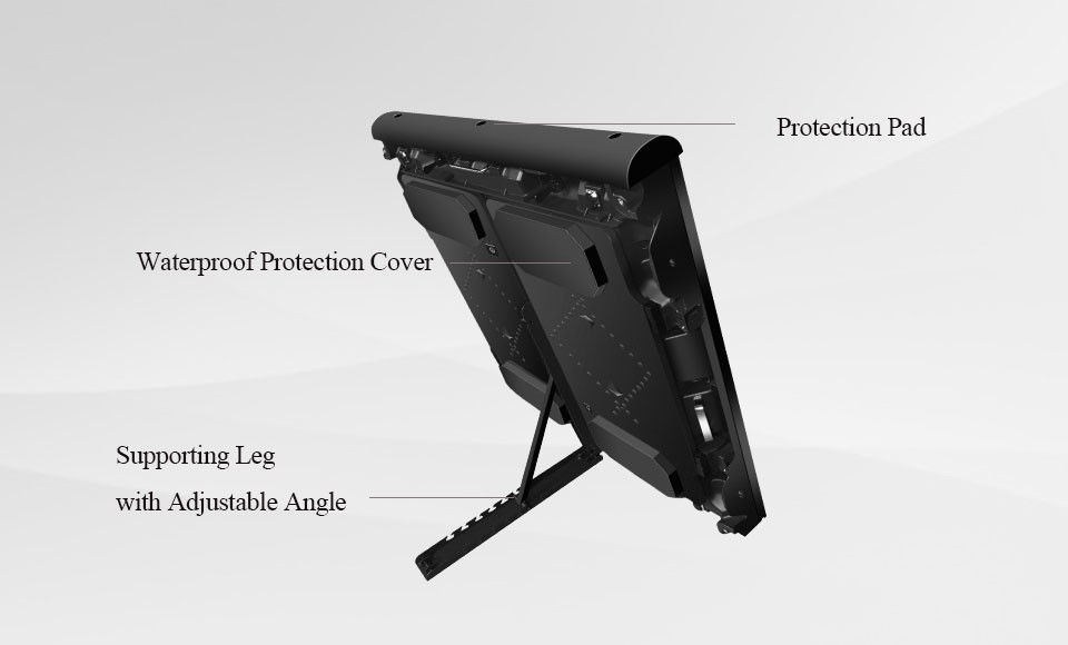 GCL สีเต็ม P8 สนามยักษ์ ขอบเขต LED สปอร์ตฮอลล์ การต่อสู้