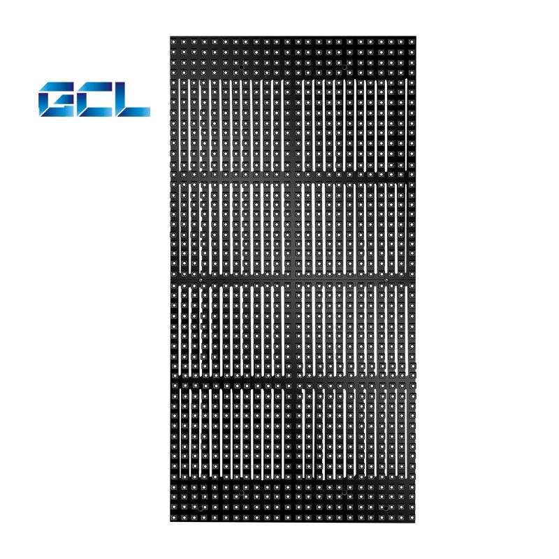 ขนาดแผ่น 500 * 1000 มิลลิเมตร กลางแจ้งโปร่งใส LED Display Curtain LED Video Mesh
