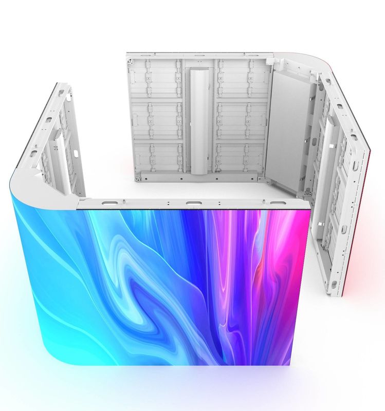 SMD P8 P10mm Outdoor Fixed LED Display With Front Rear Service กันน้ํา โฆษณา LED Display สกรีน
