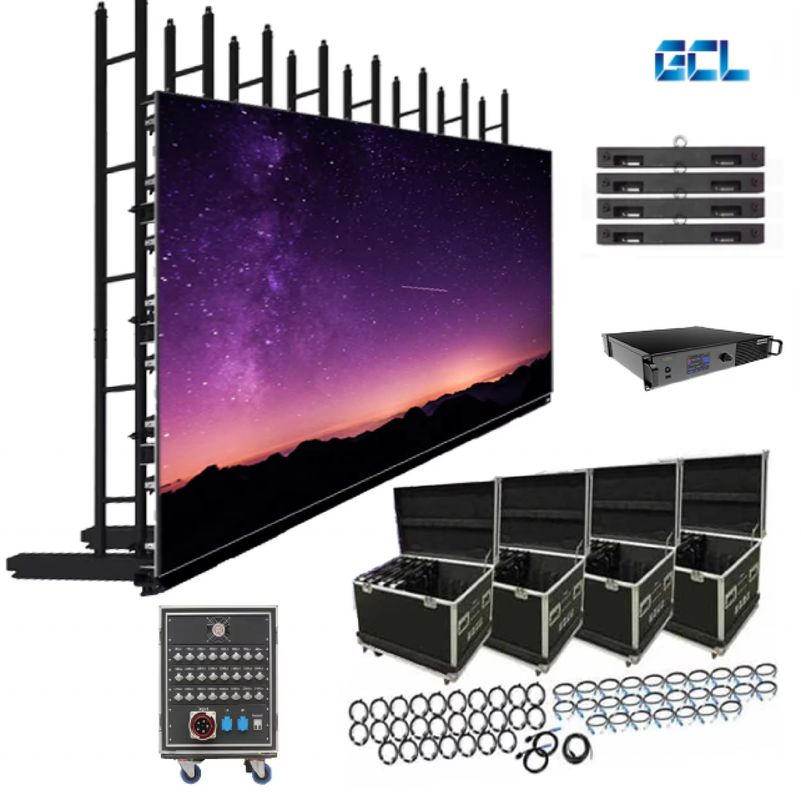 สามารถปรับแต่งได้ สเตจยืดหยุ่น LED วิดีโอวอลล์ LED รายการจอ