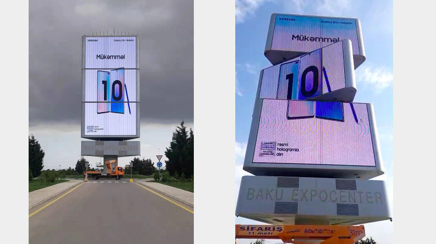 ใหม่ Outdoor P6 P10 P16 Display Video Pbc Rgb 256*128mm 320Mm*320Mm โมดูล Led P8