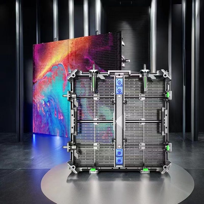 Gmesh-R 500*500mm P3.9 ภายนอกโปร่งใส LED Display ผ้าม่าน LED วิดีโอ Mesh