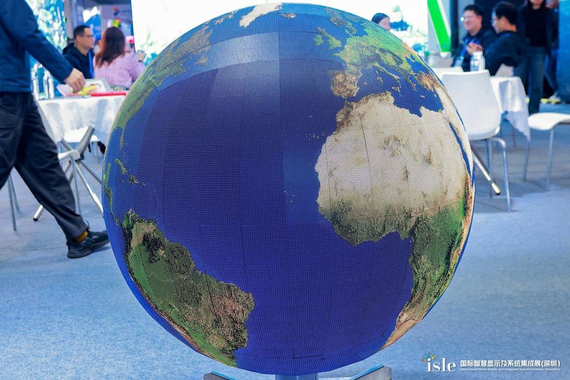 P2.0mm LED Spherical Screen Series 360 องศา ดูเต็มขนาดจอสามารถปรับแต่งได้