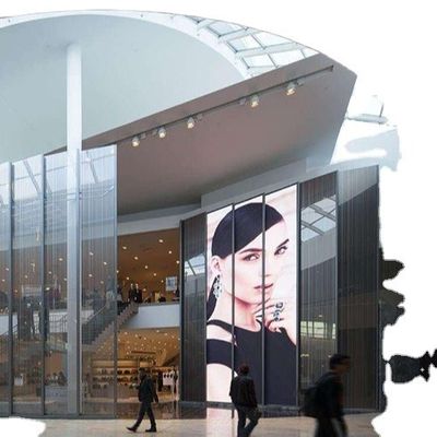 GCL ผ้าม่านภายใน ผนัง LED ใส สําหรับโฆษณาสถานีรถไฟใต้ดิน