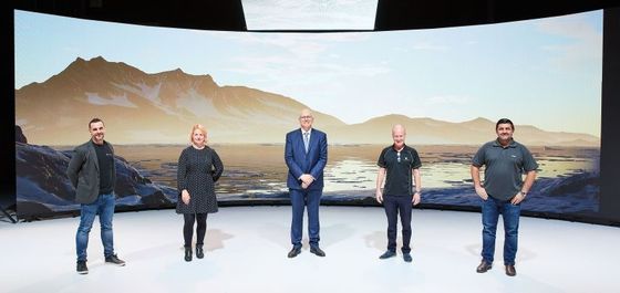 XR และ Virtual Virtual Studio P1.9P2.6 ดวงหลังจอ LED การตกแต่งเวทีแต่งงาน
