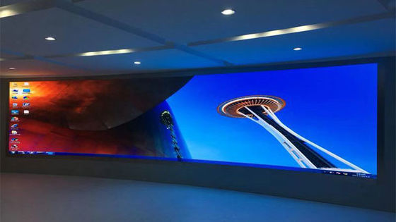 ผนังวิดีโอจอแสดงผล LED HD คงที่ในร่ม COB P0.9 P1.2 P1.5 สำหรับการติดตั้งขั้นตอนการประหยัดพลังงาน