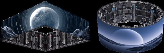 ราคาดี จอแสดงผล LED รอบปริมณฑลสนามกีฬา พร้อมตู้หล่ออลูมิเนียม และขนาด 500*500 มม./500*1000 มม. สำหรับเวที โบสถ์ สตูดิโอออกอากาศ ออนไลน์