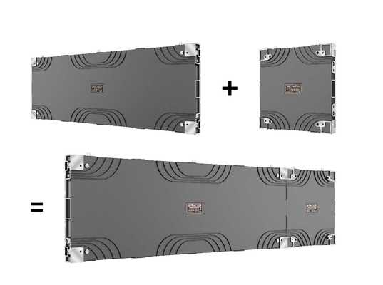 ผนังวิดีโอ LED HD ในภายในห้องด้วยอัตราการอัพเดทสูง 7680Hz และการผสมมุมขวาแบบ 90 องศา