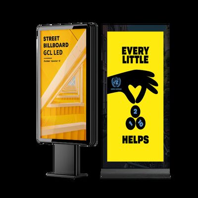 ราคาดี จอแสดงผล LED กลางแจ้งขนาด 1920X640 มม. กันน้ำ IP65 ความสว่าง 5500 Nits หน้าจอ LED โฆษณาสำหรับใช้งานเชิงพาณิชย์ ออนไลน์